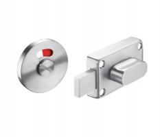 Toilet Cubicle Door Lock with Indicator T205S Satin Stainless Steel 30.46