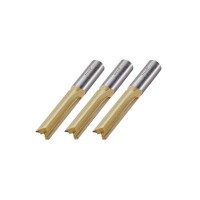 Trend Worktop Router Cutters BR01/3 Pack of 3 D/E 12.7mm Diameter x 50mm 90mm Overall Length 45.14