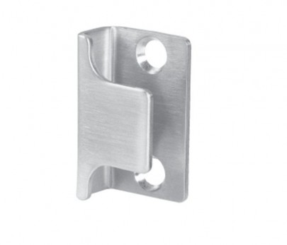 U Shaped Keep for Toilet Cubicle Door Lock 13mm & 20mm Board T271SA Satin Aluminium