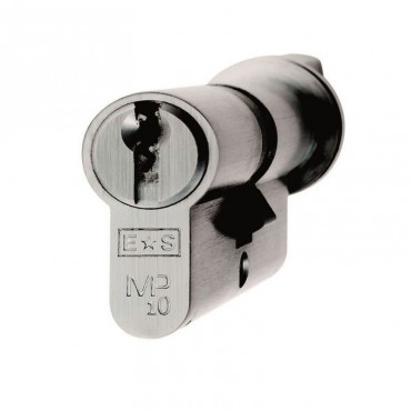 Eurospec MP10 Euro Offset Cylinder & Turn 50mm Key Side / 40mm SCP