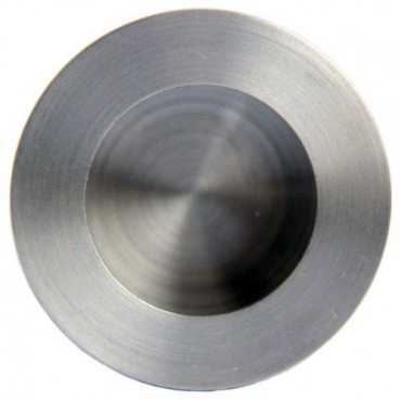 Flush Handle Circular Secret Fix 50mm Diameter Satin Stainless Steel