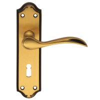 Carlisle Brass Door Handles DL190FB Madrid Lever Lock Florentine Bronze 36.48