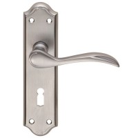 Carlisle Brass Door Handles DL190SC Madrid Lever Lock Satin Chrome 36.48