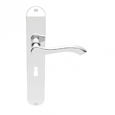 Carlisle Brass Door Handles DL380CP Andros Lever Lock Polished Chrome