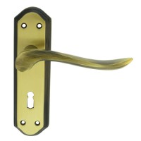 Carlisle Brass Door Handles DL450FB Lytham Lever Lock Florentine Bronze 34.38