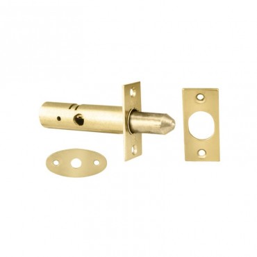 Door Security Bolt Eurospec DSB8225L Long Polished Brass
