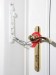 Secure-Ring Security Door Chain Left Hand White