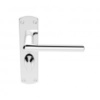 Serozzetta Door Handles SZC013CP Uno Bathroom Lock Polished Chrome 16.63