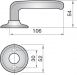 Click For Bigger Image: Assa 6696 Door Handle Dimensions.