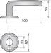 Click For Bigger Image: Assa 696 Door Handle Dimensions.