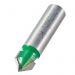 Click For Bigger Image: Trend Chamfer V Groove Router Cutter C044.Trend Chamfer V Groove Router Cutter C043A.