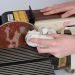 Click For Bigger Image: Cleaning a disc sander