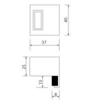 Deluxe Box Keep T260 for Cubicle Door Indicator Locks.