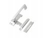 Click For Bigger Image: Disabled Facility Toilet Lock Set WC SAA Satin Aluminium ZAA100SA.