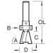 Click For Bigger Image: Trend Bearing Guided Dovetail Router Cutter C162.