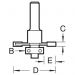 Click For Bigger Image: Trend Router Cutter One Piece Slotting C143A.