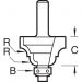 Click For Bigger Image: Trend Bearing Guided Classic Ogee Router Bit C090.