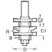 Click For Bigger Image: Trend Router Cutter Bearing Guided Easyset Ogee Profile Scriber C155.