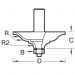 Click For Bigger Image: Trend Router Bit Bearing Guided Elegant Mould C217.