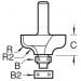 Click For Bigger Image: Trend Router Bit Bearing Guided Ogee Mould C098.