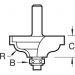 Click For Bigger Image: Trend Router Bit Bearing Guided Ogee Quirk C096.