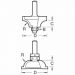 Click For Bigger Image: Trend Router Cutters Bearing Guided Ovolo Shoulder Scribe & Profile Set CR/SSP1.