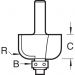 Click For Bigger Image: Trend Bearing Guided Router Bit C060.