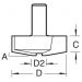 Click For Bigger Image: Trend Router Bit Bevel Panel Raiser C186.