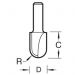 Click For Bigger Image: Trend Radius Router Bit C052.