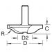 Click For Bigger Image: Trend Router Bit Raised Ogee Panel Raiser C150.