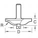 Click For Bigger Image: Trend Router Bit Raised Ogee Panel Raiser C173.