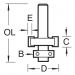 Click For Bigger Image: Trend Bearing Guided Pile Router Cutter C225C.