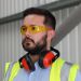 Click For Bigger Image: Timco Comfort Amber Safety Glasses.