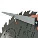 Click For Bigger Image: Trend DWS/KIT/C Mini Taper File sharpening a circular saw blade.