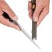 Click For Bigger Image: Trend DWS/KIT/C Mini Taper File sharpening a curved chisel.