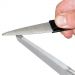 Click For Bigger Image: Trend DWS/KIT/C Mini Taper File sharpening the scissors edge.