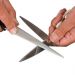 Click For Bigger Image: Trend DWS/KIT/C Mini Taper File sharpening a pair of scissors.