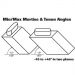 Click For Bigger Image: Minimum and maximum mortise and tenon angles using the Trend MT/JIG/EURO Mortise and Tenon Jig Euro