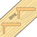 Click For Bigger Image: The profile of the string for the Trend Open Riser Staircase Jig.