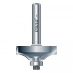 Trend 46/41x1/2TC Guided Flat Ovolo Router Cutter 12mm Rad 71.42