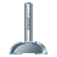 Trend 6/5x1/4TC Two FluteD Ovolo 10mm Rad 85.04