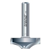 Trend 7/06x1/4TC Flat Ovolo Router Cutter 12mm Rad x 25 mm Dia 60.75