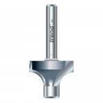 Trend 7E/4x1/4TC Pin Guided Round Over Router Cutter 9.5mm Rad 65.31