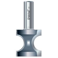 Trend Router Cutter 9/5x1/2TC Staff Bead/Nosing 12.7mm Radius 102.19