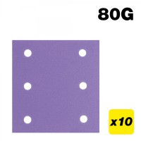 TREND AB/QTR1/80Z SHEET SANDING SHEET 114 X110MM 1/4 10PC �10.22