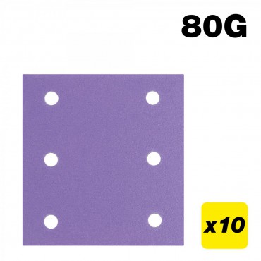 TREND AB/QTR1/80Z SHEET SANDING SHEET 114 X110MM 1/4 10PC