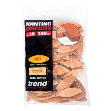 Trend BSC/10/100 Wooden Biscuits No 10 Pack of 100