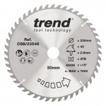 Trend CSB/23548 WOOD SAWBLADE 235X30X48TX2.8 39.22