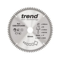 Trend CSB/AP23580 AP SAWBLADE 235X30X80TX2.8 43.42