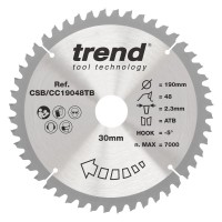 Trend CSB/CC19048TB WOOD CC SAWBLADE 190X30X48TX2.3 33.62